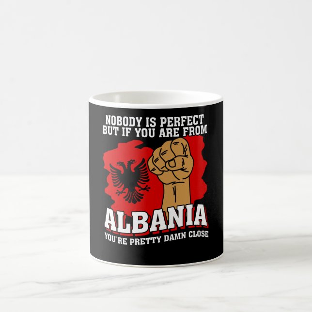 Albania Flag, Kosovo Albanian Albanians Coffee Mug (Center)