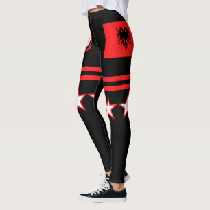 Albania Flag Leggings