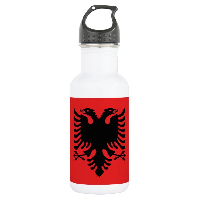 Albania Flag Liberty Bottle (Front)