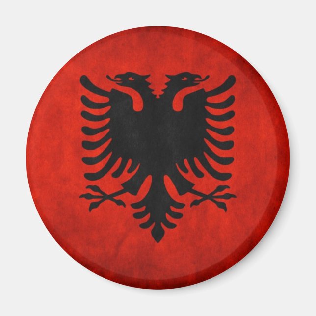 Albania Flag Magnet (Front)