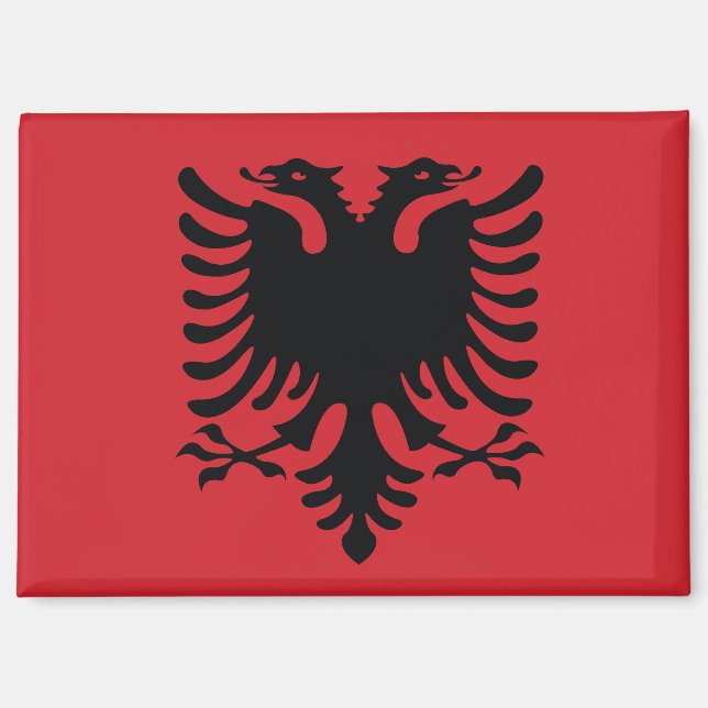 albania flag magnet (Front)