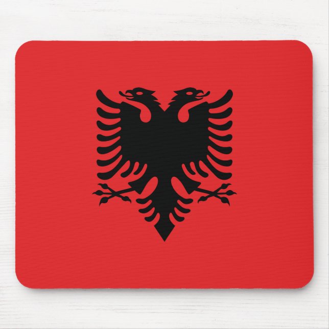Albania Flag Mouse Mat (Front)