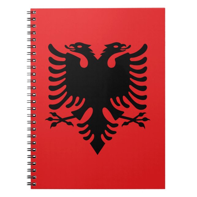 Albania Flag Notebook (Front)