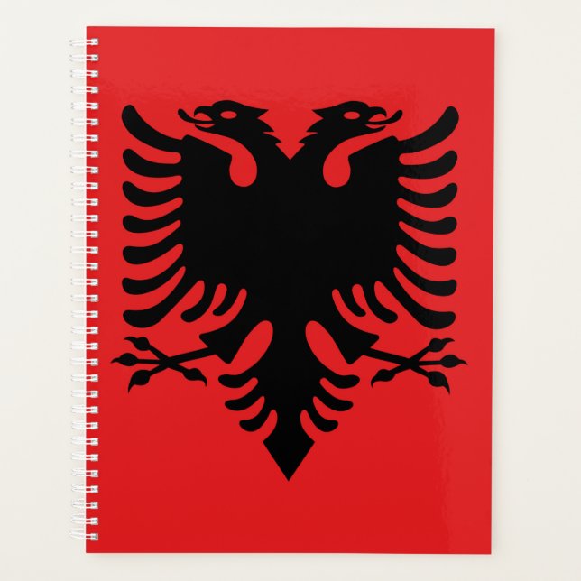 Albania Flag Planner (Front)