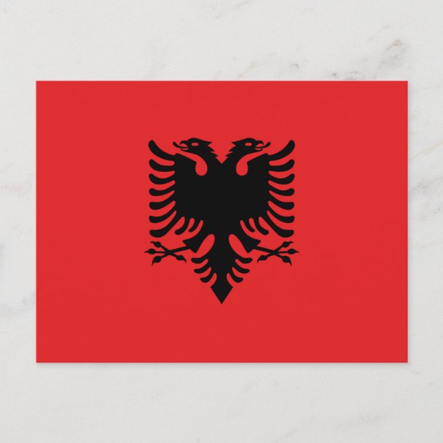 Albania Flag Postcard (Front)