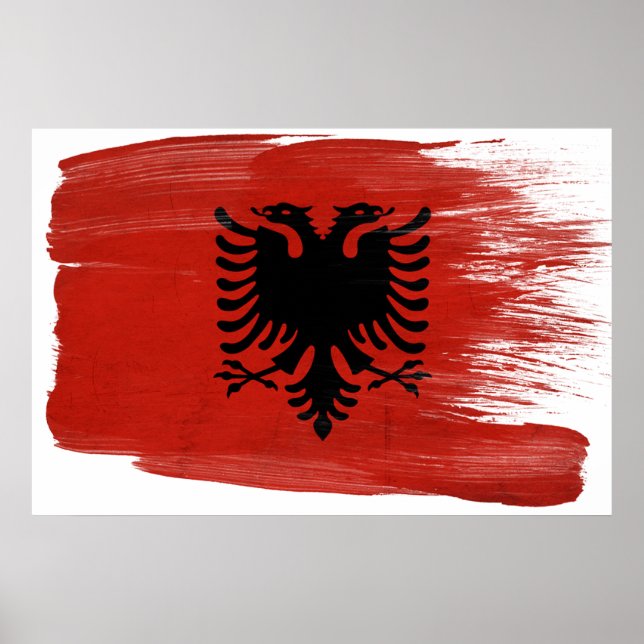Albania Flag Posters (Front)