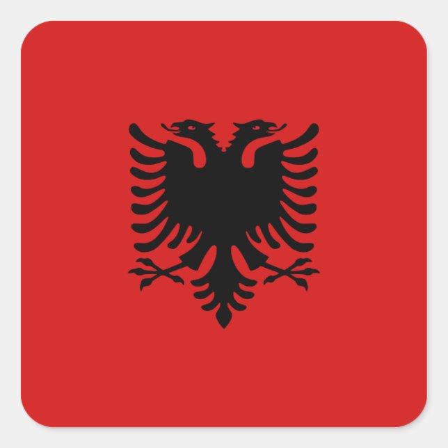Albania Flag Sticker (Front)