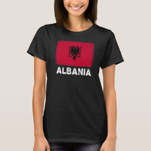 Albania Flag Support Albanian People Women Men T-Shirt