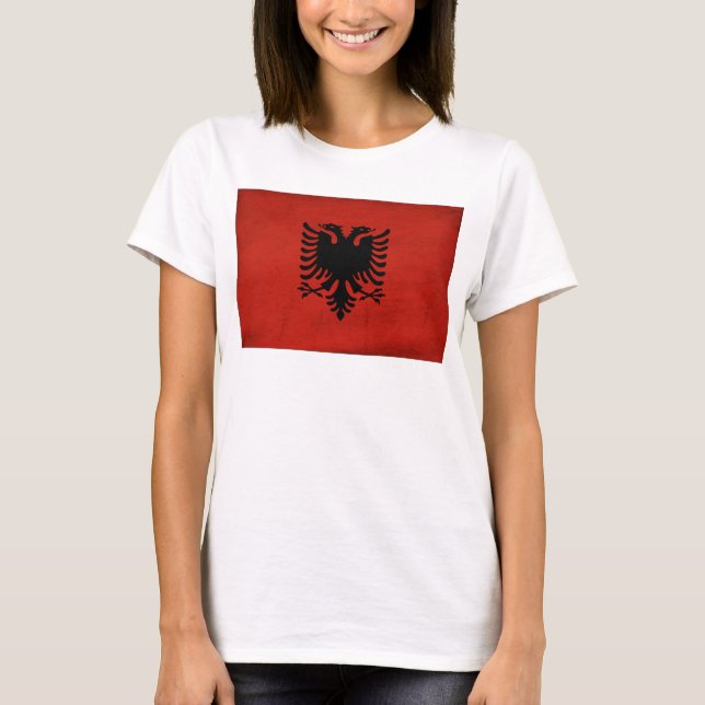 Albania Flag T-Shirt (Front)