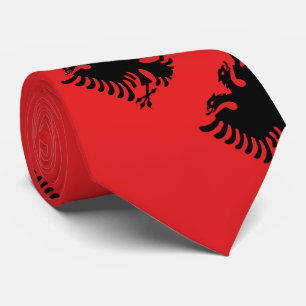 Albania Flag Tie