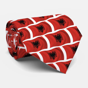 Albania Flag Tie