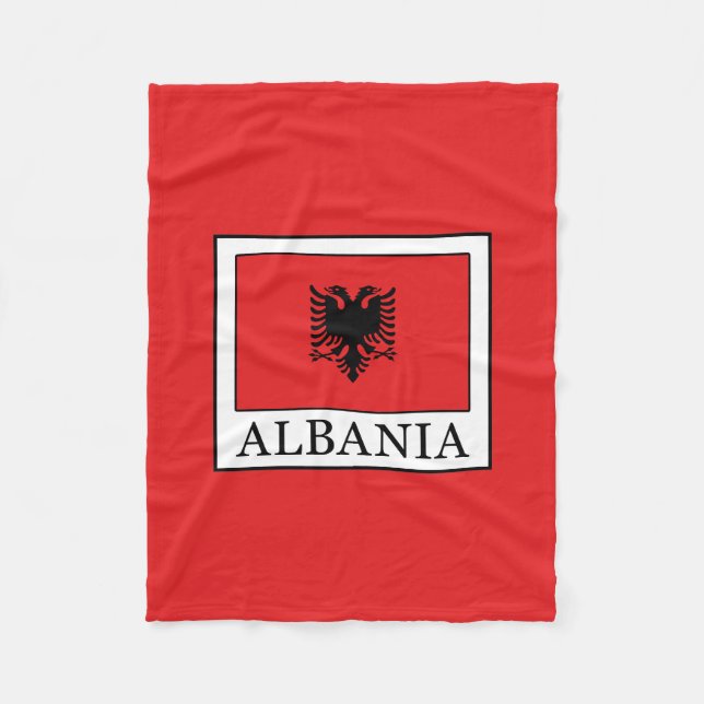 Albania Fleece Blanket (Front)