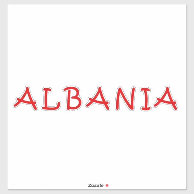 Albania, I love Albania (Sheet)