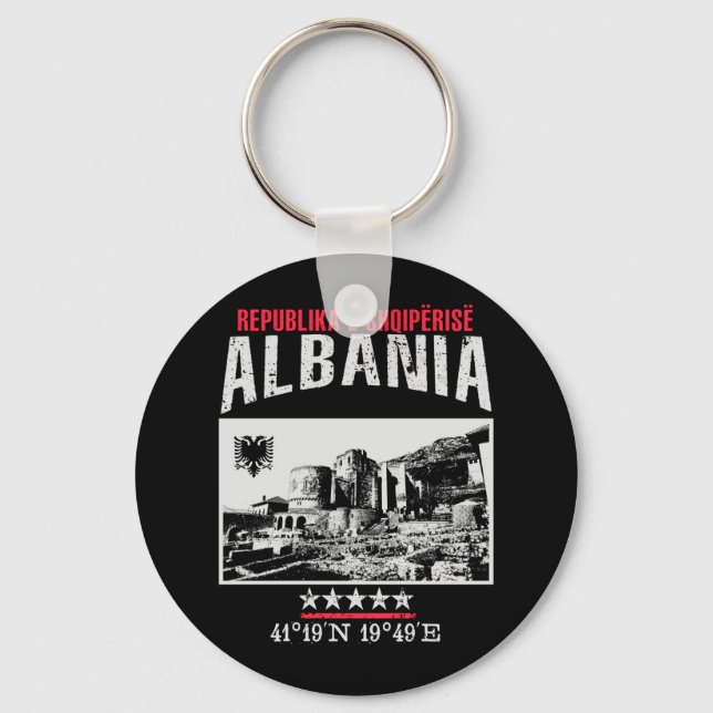 Albania Key Ring (Front)