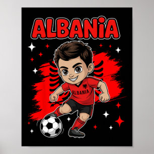 Albania Kid Goal Albania Flag For Albanians Boys K Poster