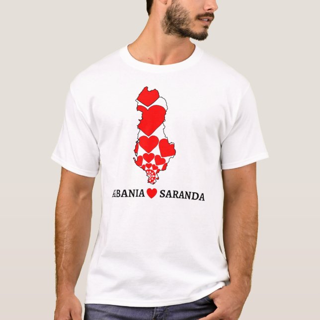 Albania - love Saranda - tshirt (Front)