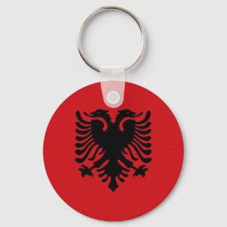 Albania National Flag Key Ring