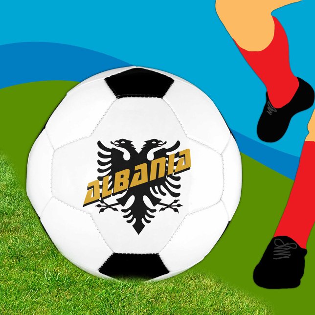 Albania Patriotic Football & Albanian Flag (Creator Uploaded)
