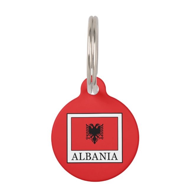 Albania Pet Tag (Front)
