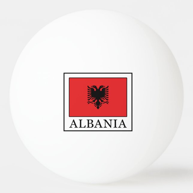 Albania Ping Pong Ball (Front)