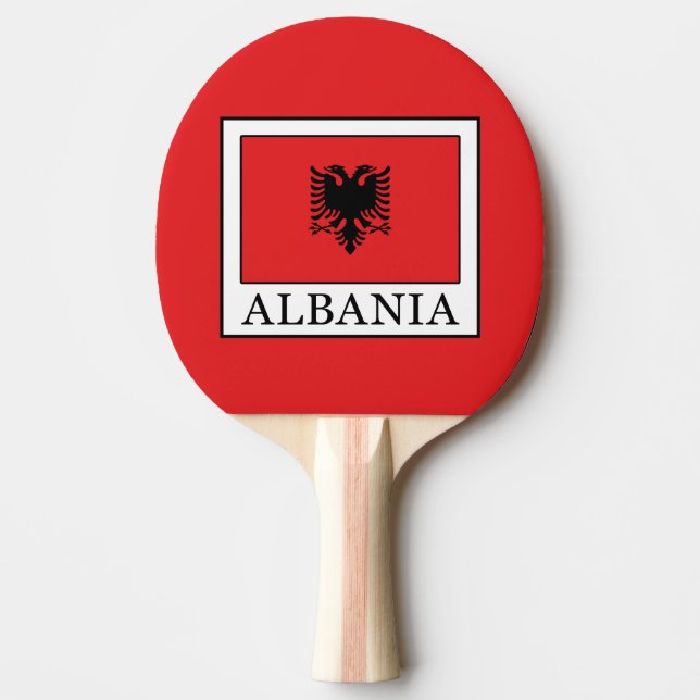 Albania Ping Pong Paddle (Front)