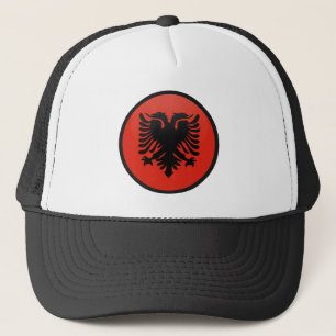 Albania quality Flag Circle Trucker Hat