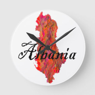 Albania Round Clock