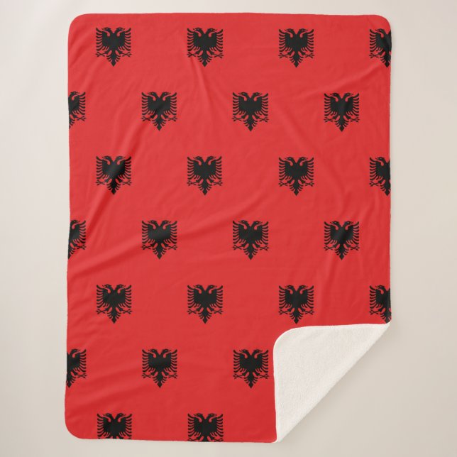 Albania Sherpa Blanket (Front)