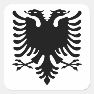 Albania, Shqiperia, Shqiponja, albanian, shqip Square Sticker