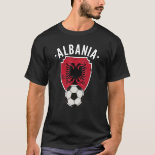 Albania Soccer Albania Flag Football Albanian Prid T-Shirt