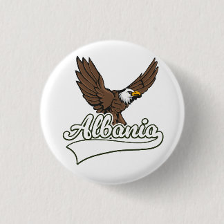Albania travel logo 3 cm round badge