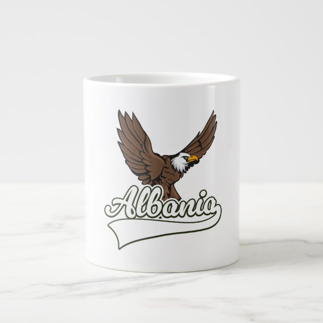 Albania travel logo large coffee mug (Front)