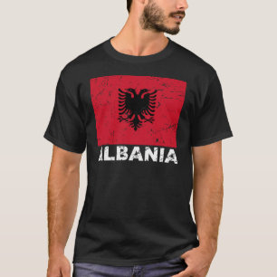 Albania Vintage Flag T-Shirt