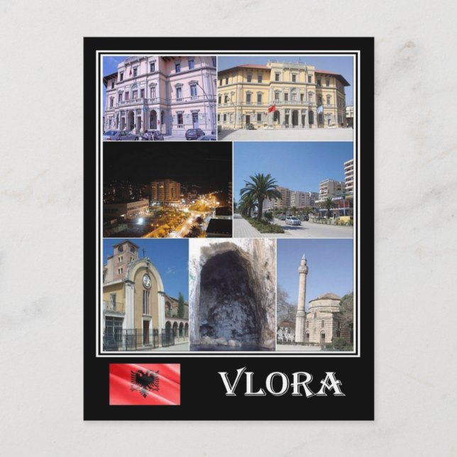Albania - Vlora - Mosaic - Postcard (Front)