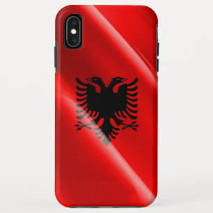 Albania waving flag - iPhone XS max case