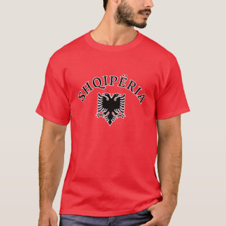 Albania with eagle - Shqiperia dhe shqiponja T-Shirt
