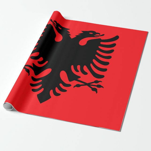 Albania Wrapping Paper (Unrolled)