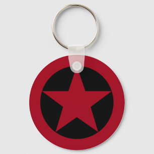 ALBANIAN AIR FORCE STAR KEYCHAIN
