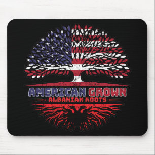 Albanian Albania US American USA United States Mouse Mat