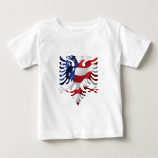 Albanian American Eagle Baby T-Shirt