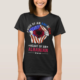 Albanian American Foreign Albania Flag T-Shirt