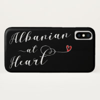 Albanian At Heart Mobile Phone Case, Albania