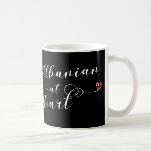 Albanian At Heart Mug, Albania Coffee Mug