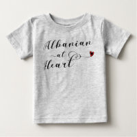 Albanian At Heart Tee Shirt, Albania