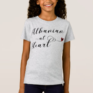 Albanian At Heart Tee Shirt, Albania
