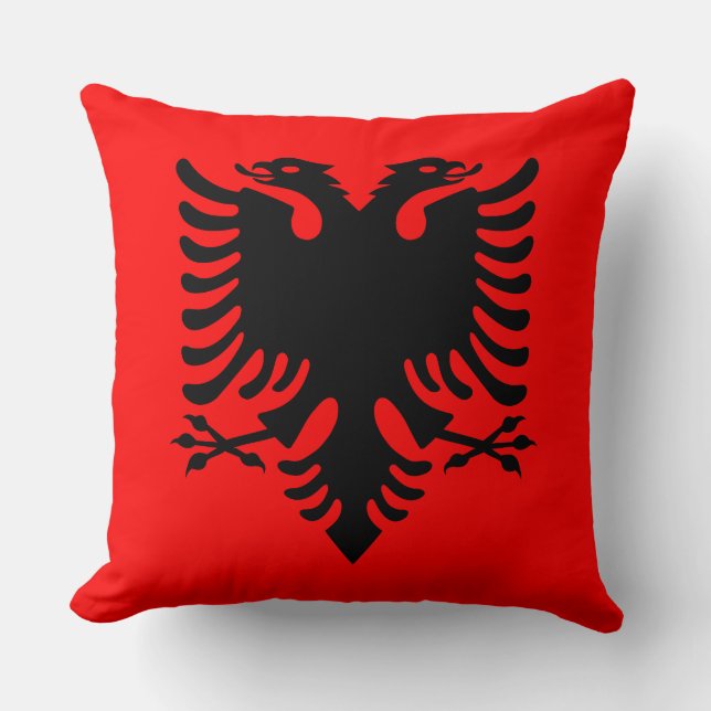 Albanian Coat of arms Cushion (Front)