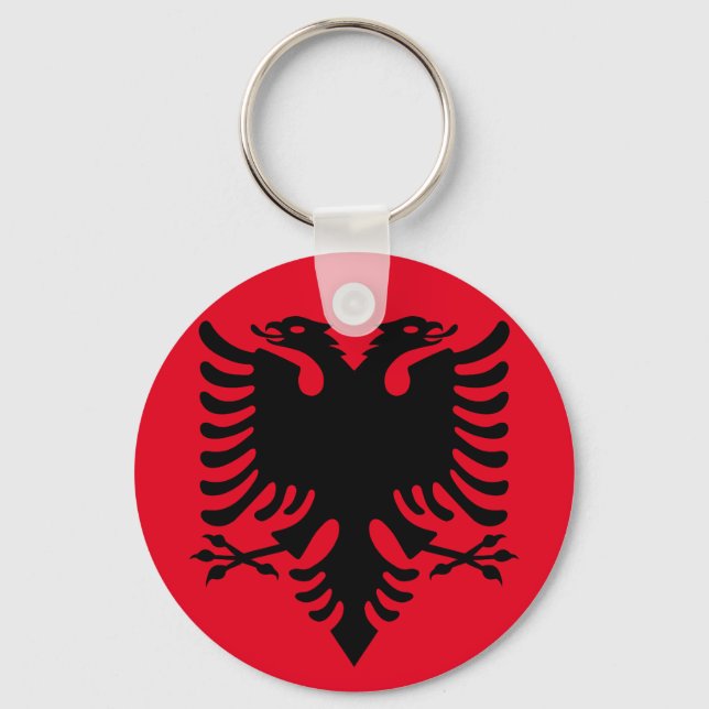 Albanian Coat of arms Key Ring (Front)