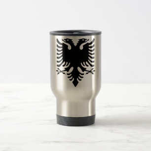 Albanian Coat of arms Travel Mug