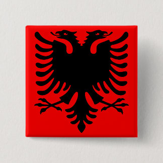 Albanian Eagle 15 Cm Square Badge