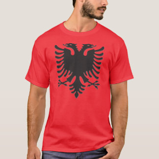 Albanian Eagle Black Steel T-Shirt